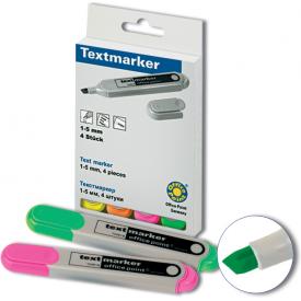 Набор текстовых маркеров 4 цвета Office Point (Германия) (6462304-02)