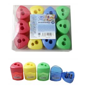 Точилка для карандашей на 2 отверстия с контейнером FOROFIS (91528)