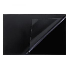 Бювар (настольное покрытие) 45*65см, черное, с прозрачным карманом,черный ,BRAUBERG (236775)