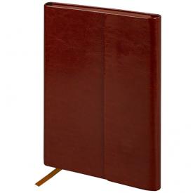 Ежедневник с магнитным клапаном недатированный, под кожу, А5, коричневый «Magnetic X»  BRAUBERG (113280)