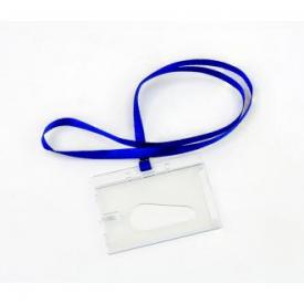 Бейдж горизонтальный, 55x90 мм, из жесткого пластика FOROFIS (91639)