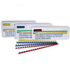 Пружины для переплета 8 мм пластиковые ассорти 100шт/упак