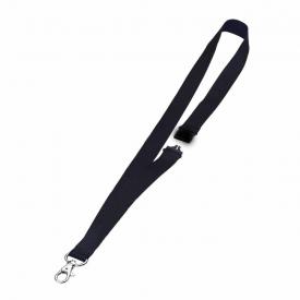 Ланъярд (лента для бейджа) черная FOROFIS (91642)
