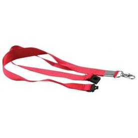 Ланъярд (лента для бейджа) красная FOROFIS (91641)