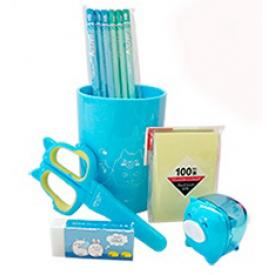 Набор канцелярский 7 предметов Софт DELI