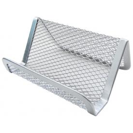 Подставка для визиток металлическая (серебро) HORER (Z902Ас)