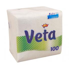 Салфетки бумажные неокрашенные 