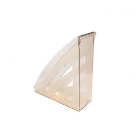 Лоток для бумаг вертикальный дымчатый прозрачный Эсир (3С134)