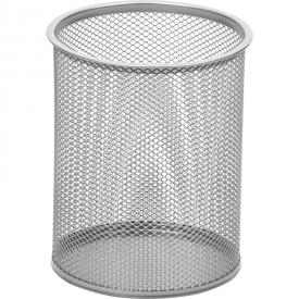 Cтакан для канцелярских принадлежностей металл сетка серебро Attache (383305)
