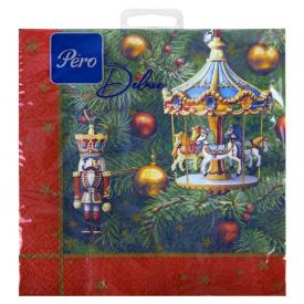 Салфетки бумажные 20 шт., 33х33 см, 