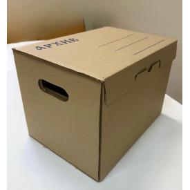 Короб архивный (324*245*235) из трехслойного ЭКО гофрокартона